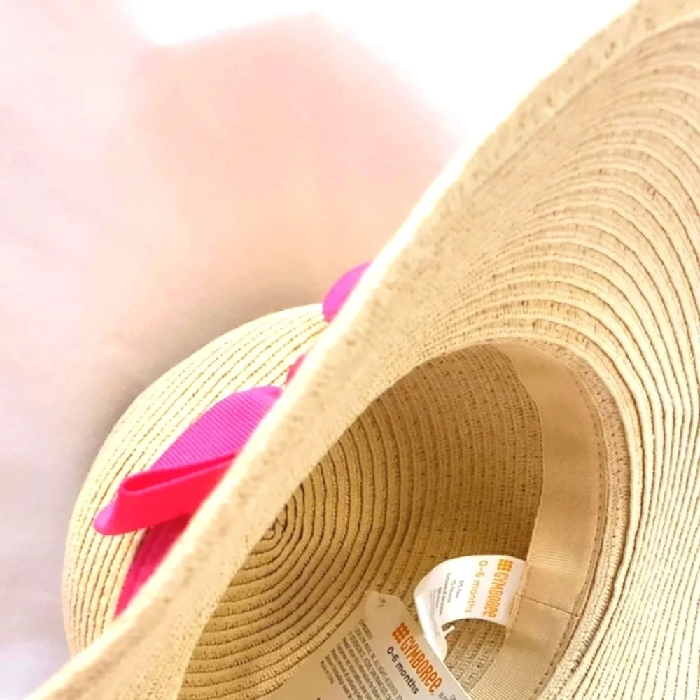 Gymboree Girls Wide Brim Straw Hat
